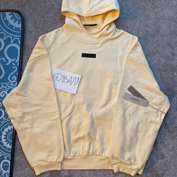 FOG - Fear of God Essentials Garden Yellow Hoodie - (READ DESCRIPTION) - Picture 1 of 6
